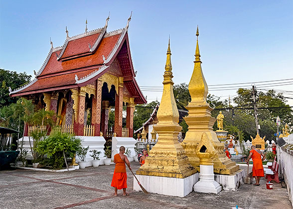 Ancient Stupa in Luang Prabang
