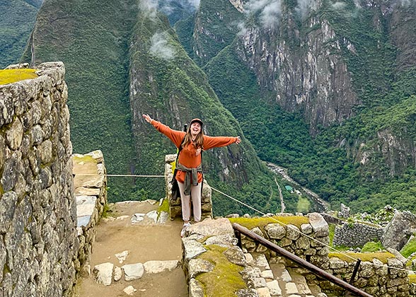Our Guest at the UNESCO-Listd Machu Picchu