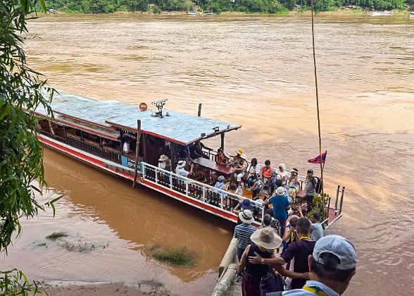 Boat Ride on the Mekong River