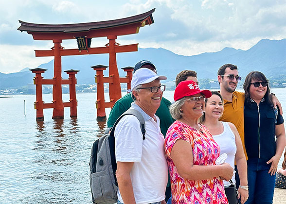 Miyajima Island in Hot August