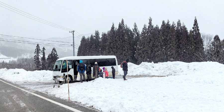 Mongolia Road After Snow