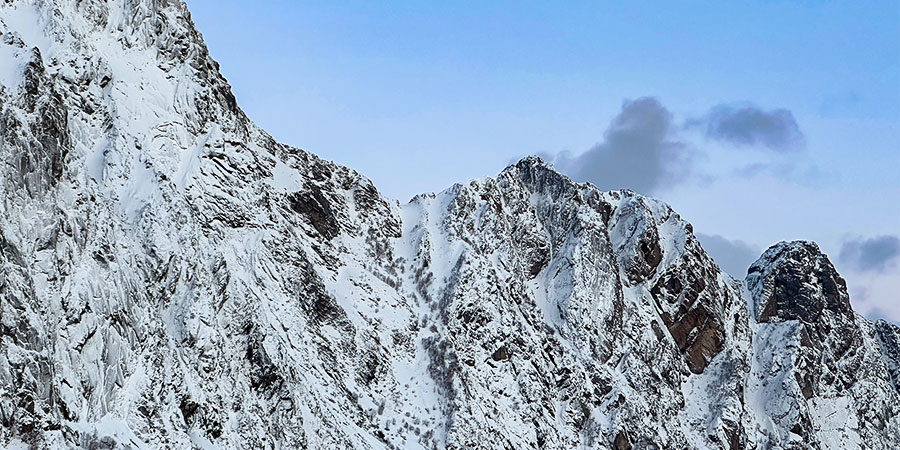 Mongolia Snow Moutains