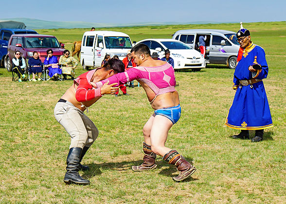 Mongolia Westling Competition