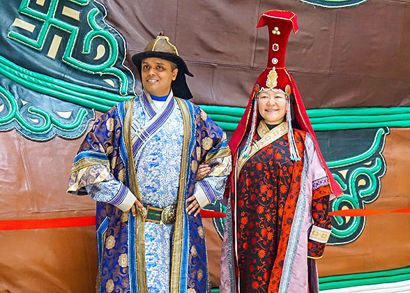 Local Mongolian People