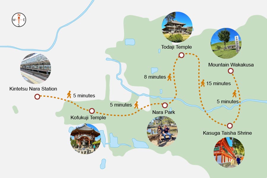 Nara Walking Map