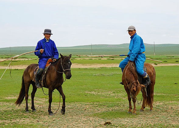Nomadic People in Mongolia