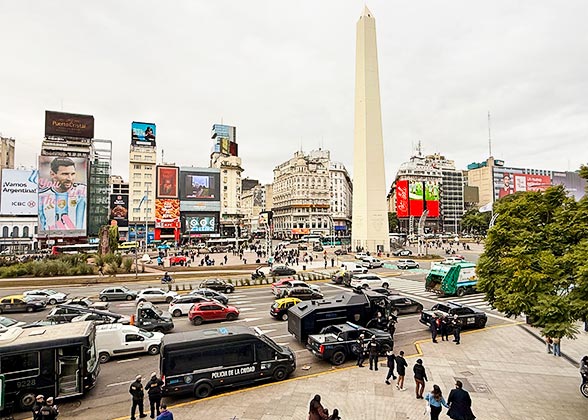 The Obelisk on July 9 Avenue