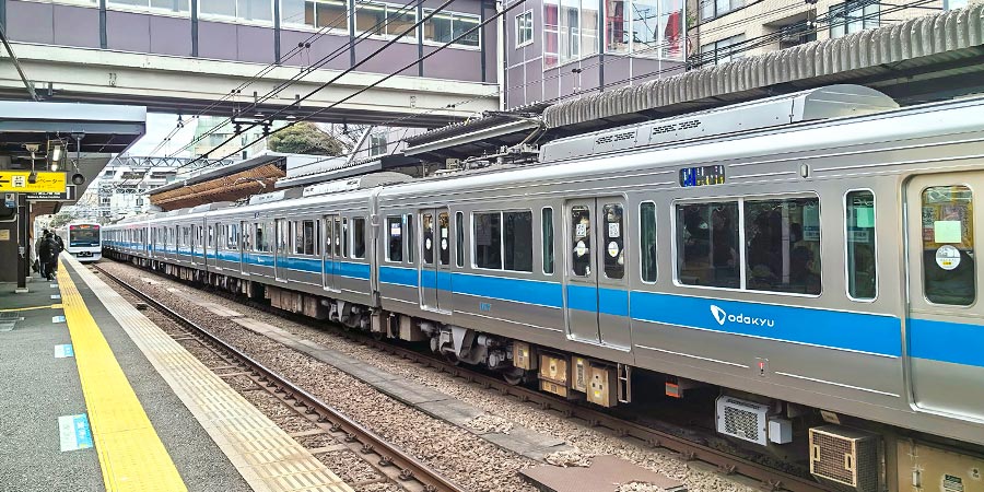 Train on Odakyu Line