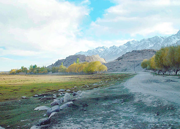 Autumn Scenery in Olgii