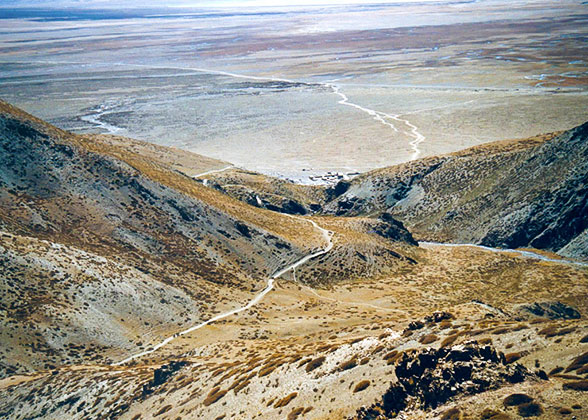 Barren Landscape in Olgii in April