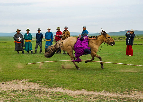 Horse Riding Competition in Olgii