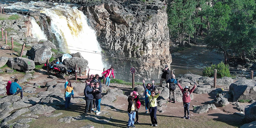 Orkhon Waterfall in Summer