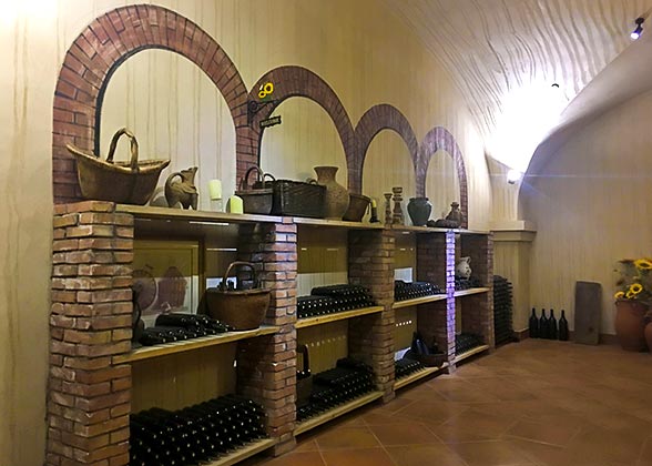 Interior of Perez Cruz Winery, Chile