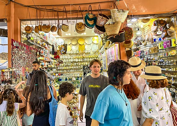 Bustling Pisac Market, Peru