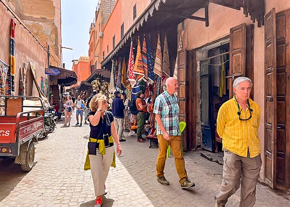 Tourists Browsing Pisac Market