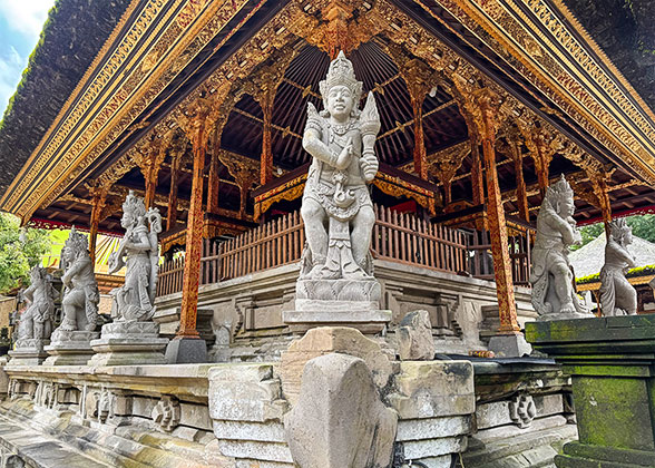 Sculptures of Local Temple in Bali