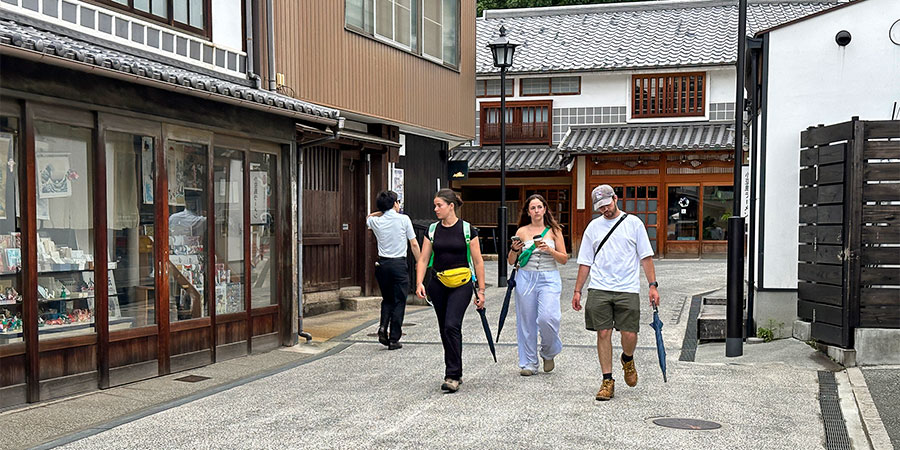 Visitors Traveling during Rainy Season