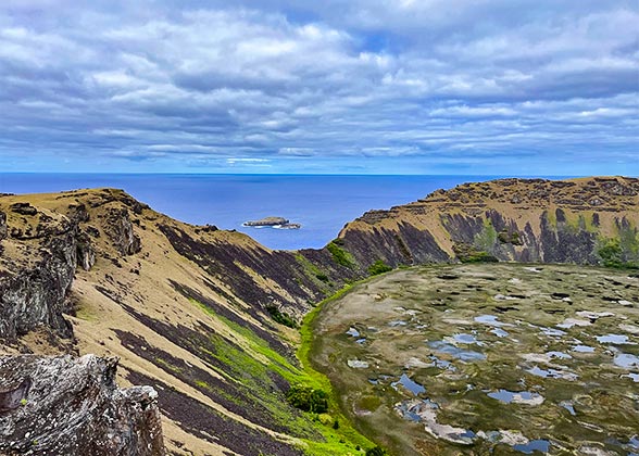 Rano Kau Volcano, Chile