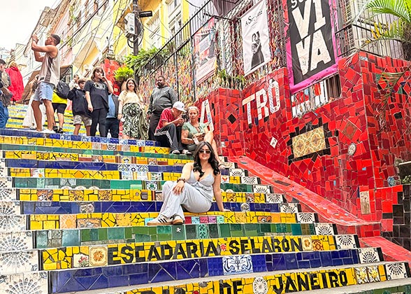 Iconic Selaron Steps in Old Rio