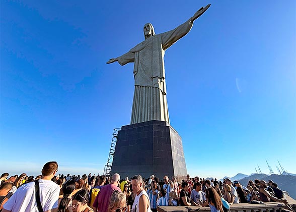 Iconic Statue of Christ the Redeemer in Rio