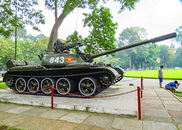 Independence Palace Outdoor Exhibits