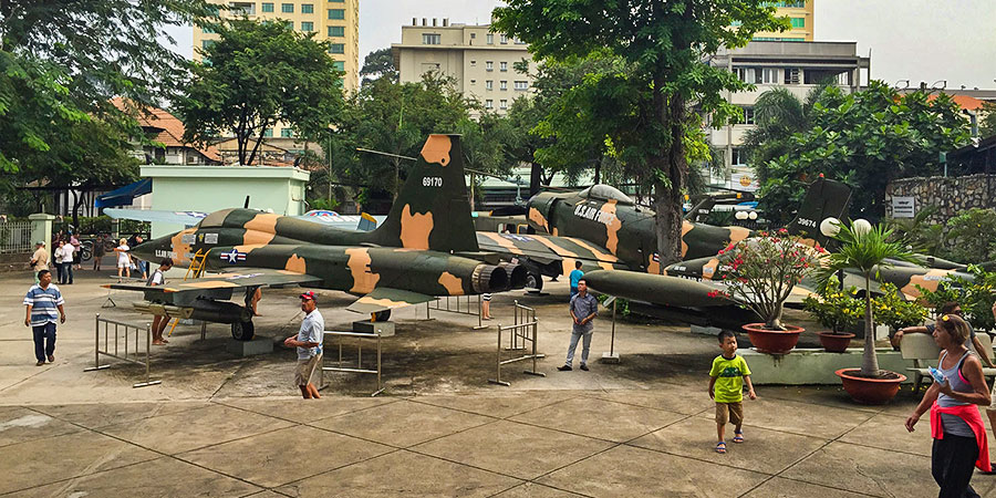 Independence Palace Outdoor Exhibits