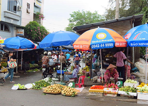 Saigon Market After a Shower