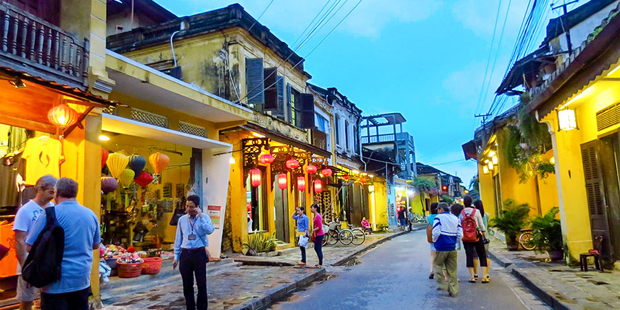 Saigon Old Street After the Shower