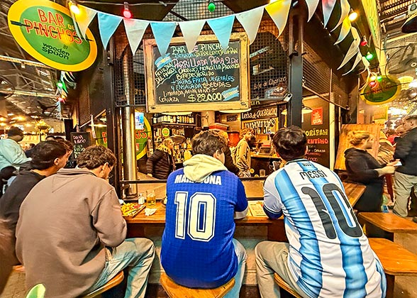 Bustling Food Bar, Buenos Aires 