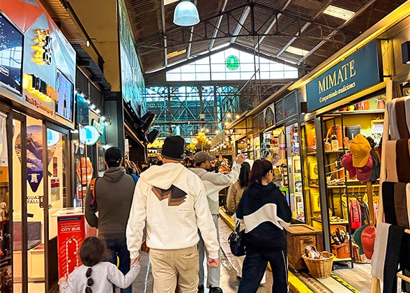 Tourist-Packed San Telmo Market