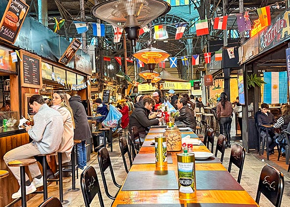 Bustling San Telmo Market