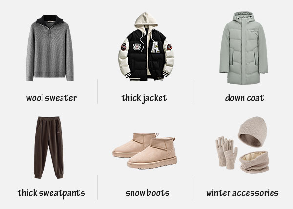 Sendai December Clothes