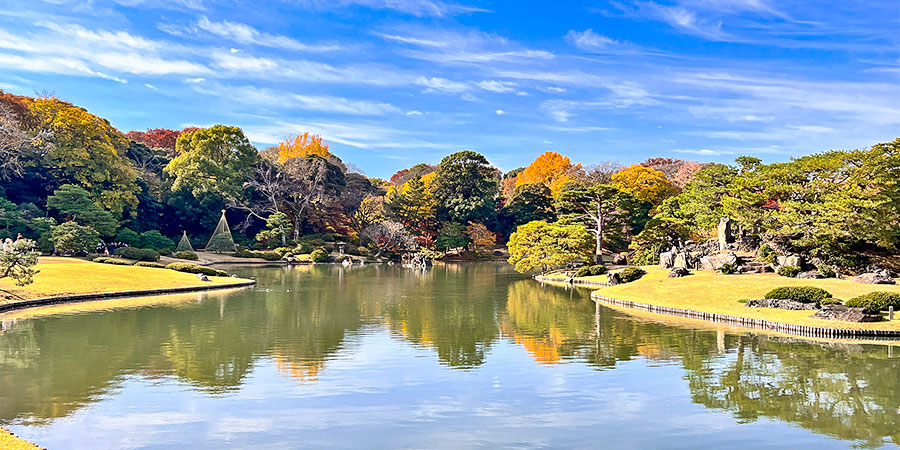 Autumn View of Shukkeien Garden