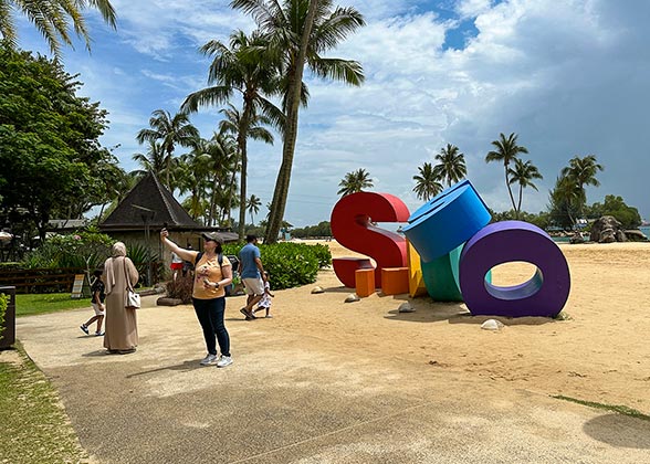 Siloso Beach, Sentosa Island