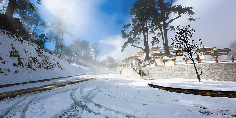 Slippery Road in Mongolia