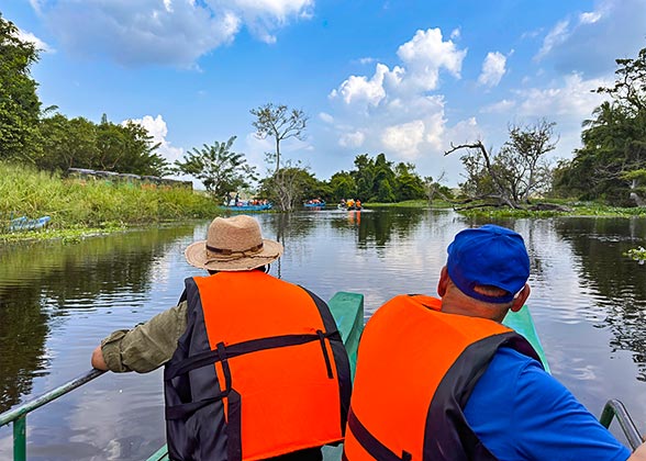 Boat Safari at the Farm