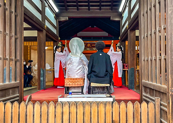 Traditional Wedding in Sumiyoshi Taisha Shrine