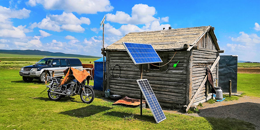 Sunny Mongolia in September