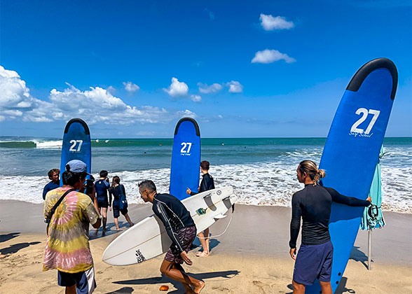Enjoy Surfing on the Beach