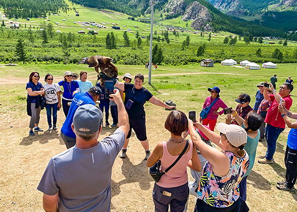 Terelj Visitors in Peak Season