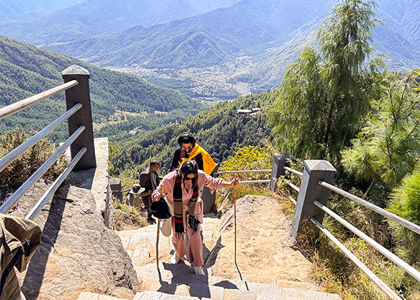 Challengable Hikes at Tiger's Nest Temple