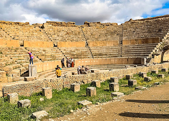 Timgad Roman Ruins Amphitheater