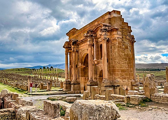 Arc of Trajan, Timgad Roman Ruins