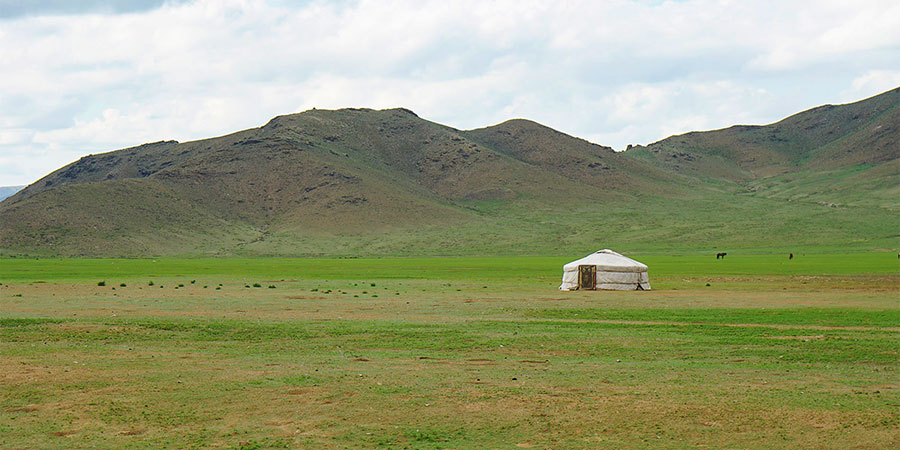 Light-green Landscape in Ulaanbaatar