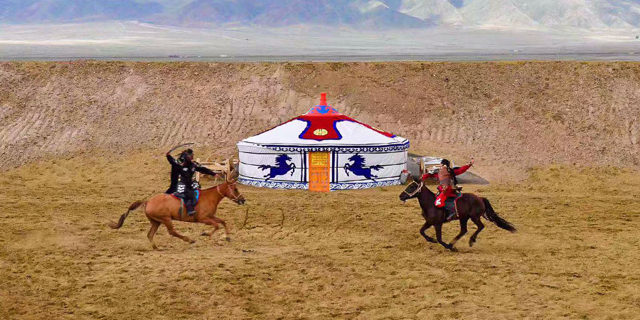 Horse Racing During White Festival