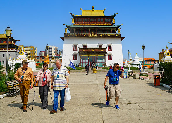 Visitors to Ulaanbaatar in Warm Summer