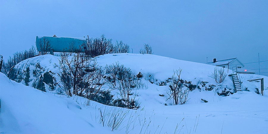 White Landscape in Ulaanbaatar