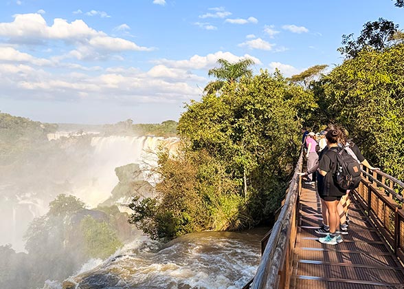 Overlook Iguazu Falls on Upper Circuit, Argentina