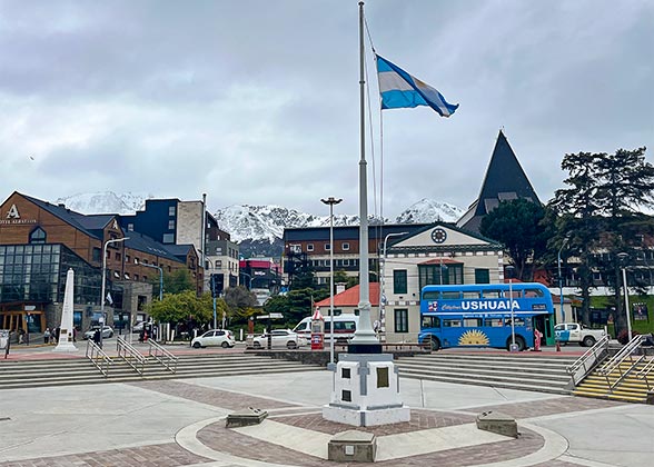 The Downtown Area of Ushuaia