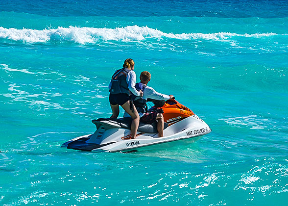 Enjoy the Jet Skiing